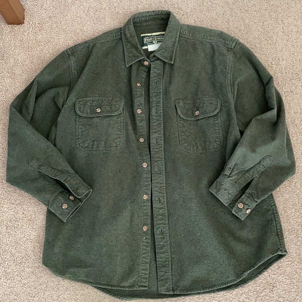 Field and Stream Green Flannel